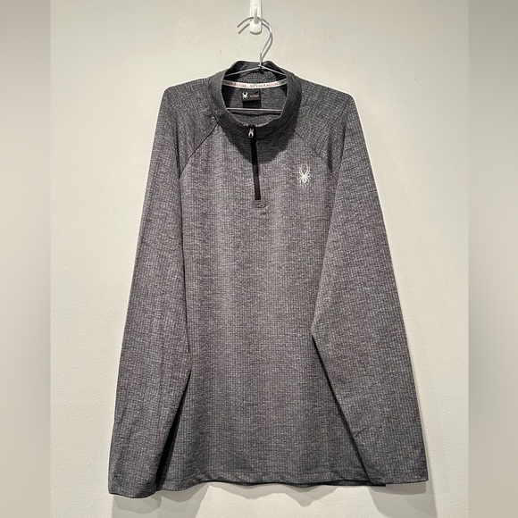 Spyder Other - Spyder Active Men’s Long Sleeve Shirt, Grey, Size XL